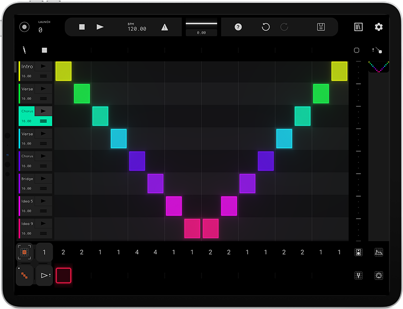 Divixor running on a hanging screen